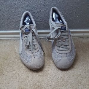 Gray 76 Runner Mesh Suede